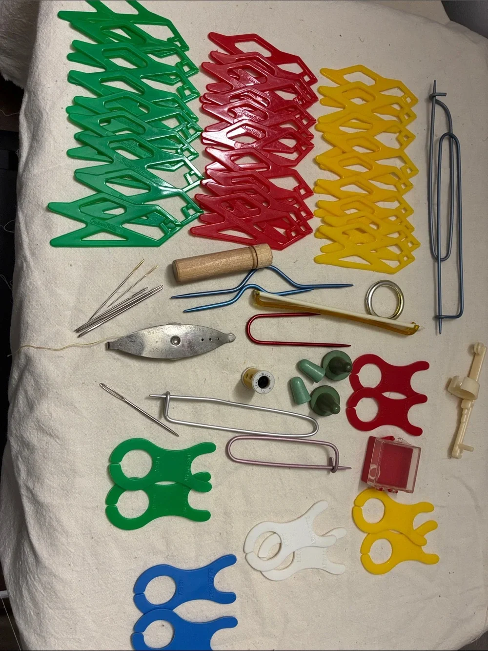 Vintage and Modern Knitting Tools